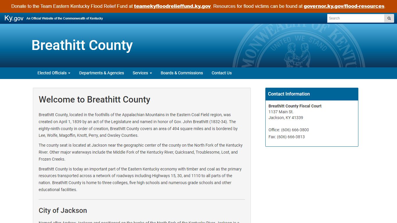 Welcome - Breathitt County